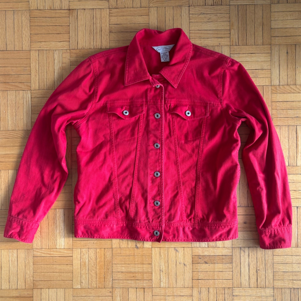 Vibrant Red Jacket - Picture 3 of 7